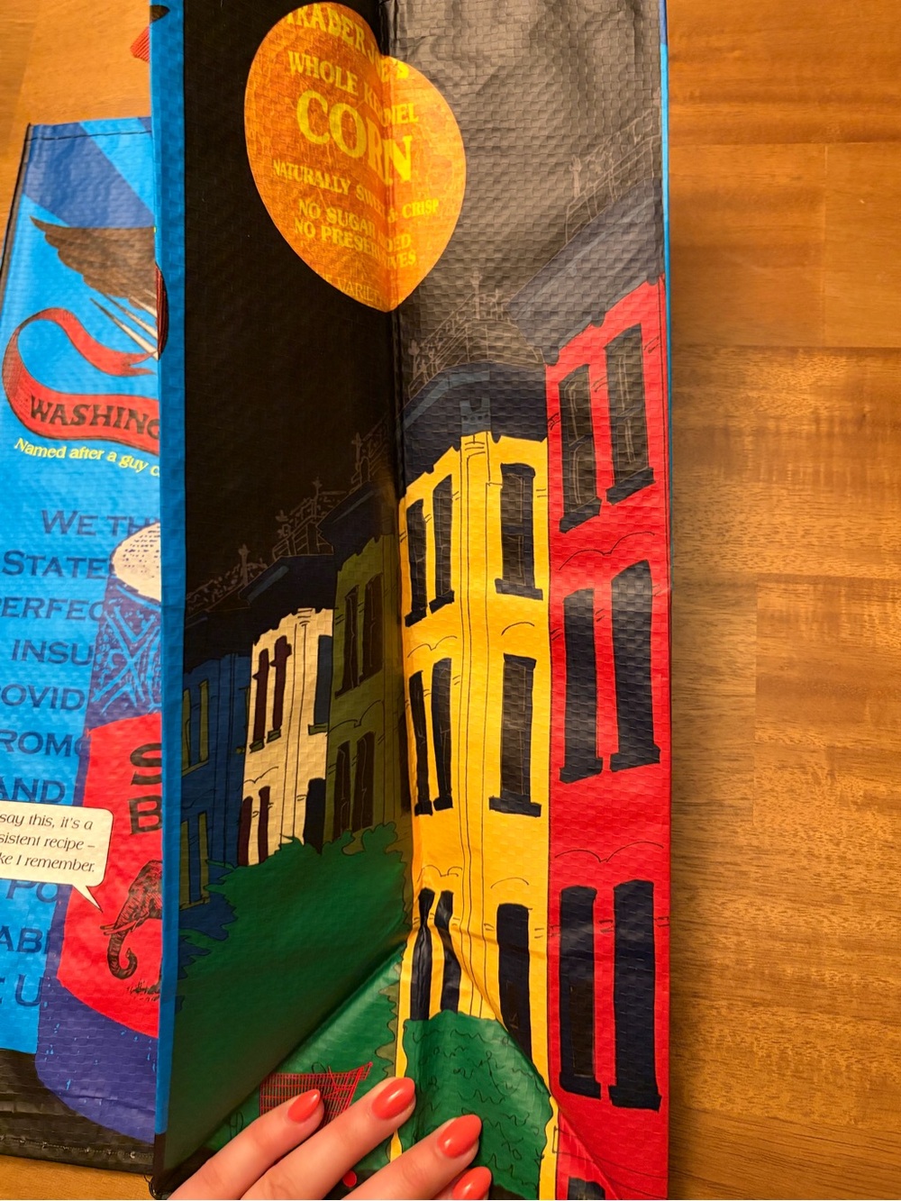 Trader Joe's Washington DC Reusable Grocery Tote - Picture 4 of 5